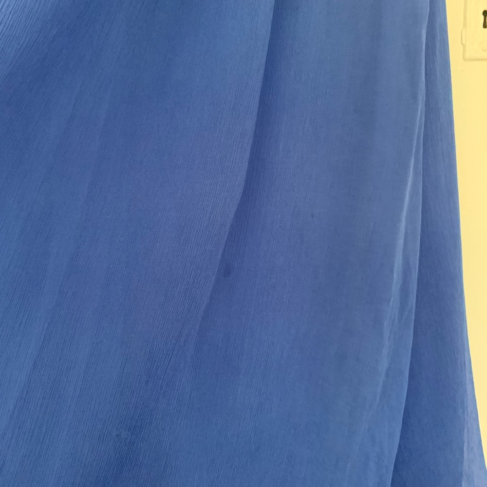 J Crew Silk Chiffon Strapless Bridesmaid Dress - Picture 8 of 9